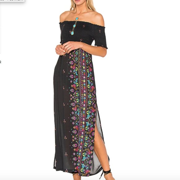 Jen's Pirate Booty Dresses & Skirts - Jen's Pirate Booty Black Huichol Cult Maxi Dress M